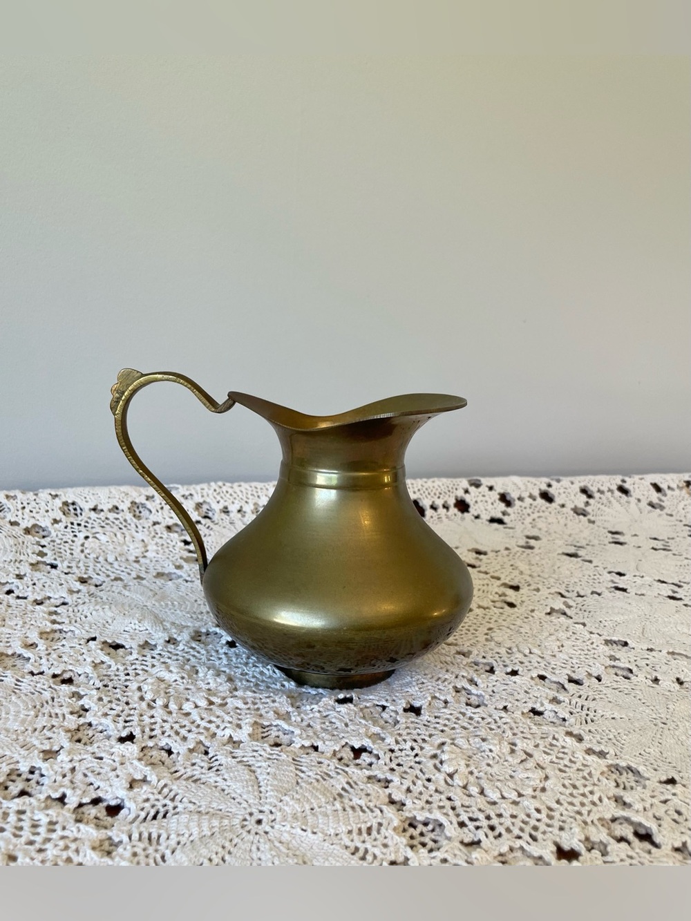 Vintage Brass Pitcher Jug